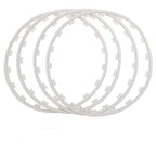 DuPont Nylon Wheel Rim Protectors for Tesla | 4-Piece Set | 5 Colors | Curb Rash Guard | Impact Resistant