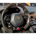 Custom Alcantara Red Steering Wheel for Lamborghini Huracan LP580 LP610 LP640 EVO STO