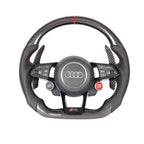 Carbon Fiber Steering Wheel Replacement for Audi R8
