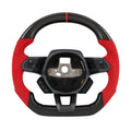 Custom Alcantara Red Steering Wheel for Lamborghini Huracan LP580 LP610 LP640 EVO STO