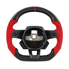 Custom Alcantara Red Steering Wheel for Lamborghini Huracan LP580 LP610 LP640 EVO STO