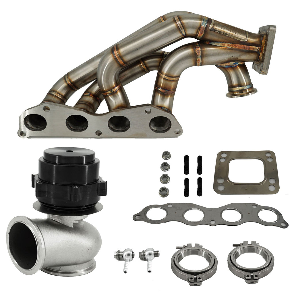 K Series Sidewinder Manifold K20 K24 T3 T4 44mm Wastegate 06-11 8th Gen EP3 Civic Si Type R
