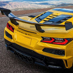 ZR1 Style Dry Carbon Fiber Rear Wing for Chevrolet Corvette C8 Z06